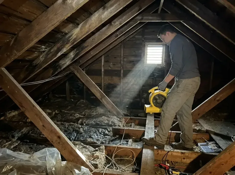 attic-water-damage-drying-proc-007 — frequently asked questions, Emergency Water Extraction & 24/7 Flood Response in Barre,…